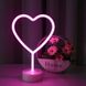 Ночной светильник (ночник) Neon lamp series Heart Pink (Сердце)