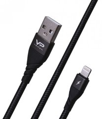 Кабель USB Veron LV09 (Светильник) (1m) 2.4A Black