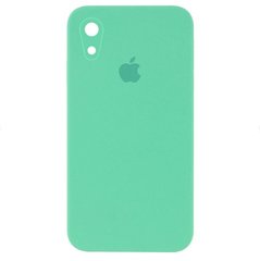 Чохол накладка Silicon case Full Square для iPhone Xr Spearmint