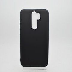 Матовый силиконовый чехол Matte Silicone Case для Xiaomi Redmi Note 8 Pro Black