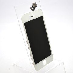 Дисплей (экран) LCD для iPhone 5S с тачскрином White Refurbished