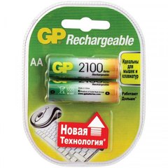 Аккумуляторная батарейка GP Rechargeable 210AAHC HR6 1.2V 2100mAh