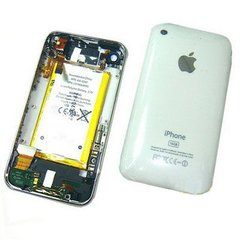 Задня кришка для iPhone 3G 32Gb з рамкою White Original TW