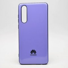 Чехол глянцевый с логотипом Glossy Silicon Case для Huawei P30 Violet