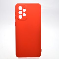 Чехол накладка Silicon Case Full Camera для Samsung A736 Galaxy A73 Red