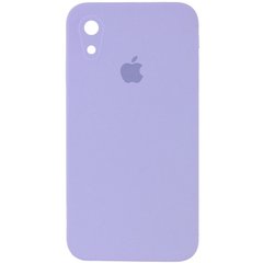 Чохол силіконовий з квадратними бортами Silicon case Full Square для iPhone Xr Dasheen Фіолетовий