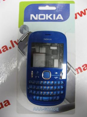 Корпус для телефону Nokia Asha 200 Blue HC