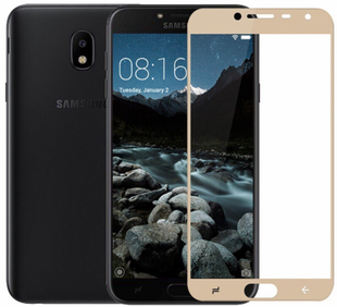 Защитное стекло Silk Screen for Samsung J400 Galaxy J4 (2018) (0.33mm) Gold тех. пакет