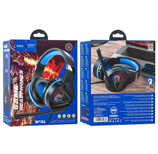 Навушники провідні ігрові Hoco W104 Drift gaming Blue
