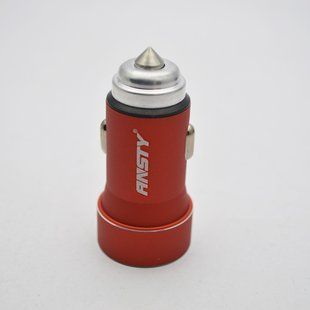 Автомобильная зарядка ANSTY CAR-01 (2 USB 3.1A) Red