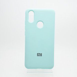 Чохол матовий Silicon Case Full Protective для Xiaomi Mi A2 / Mi 6X (Turquoise)