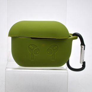 Чехол Silicon Case для AirPods Pro Army Green/Темно-зеленый