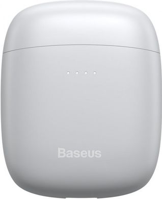 Навушники безпровідні TWS (Bluetooth) Baseus Encok W04 White NGW04-02