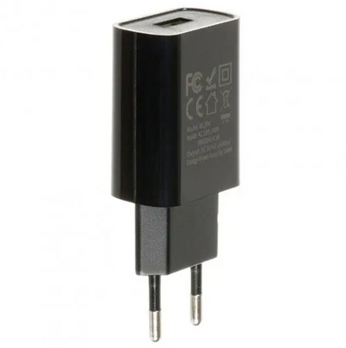 Зарядное устройство для телефона сетевое (адаптер) Hoco DC20A 1xUSB 2.4A Черный