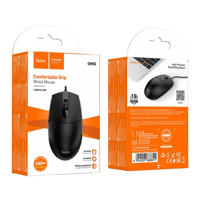 Мишка провідна Hoco GM50 Black