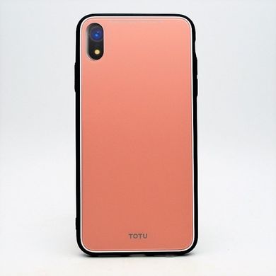 Чехол накладка Totu Style Case (Glass+TPU) for iPhone XS Max 6.5" Pink