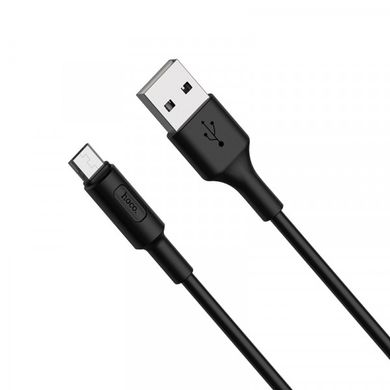 Шнур для зарядки телефону HOCO X25 "Soarer" USB-micro USB Black
