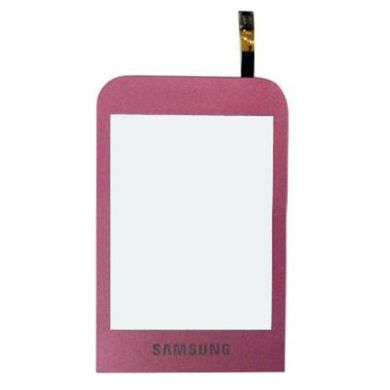 Сенсор (тачскрін) Samsung C3300 рожевий HC
