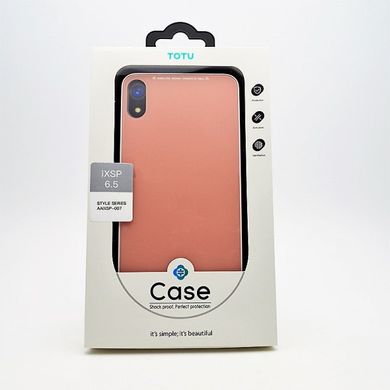 Чехол накладка Totu Style Case (Glass+TPU) for iPhone XS Max 6.5" Pink