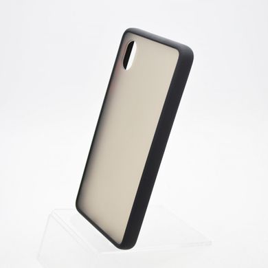 Чохол з напівпрозорою задньою кришкою Matte Color Case TPU для Samsung Galaxy A01 Core (A013F) Black