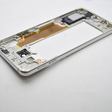 Средняя часть корпуса Samsung A310F Galaxy A3 Silver с компонентами Оригинал Б/У
