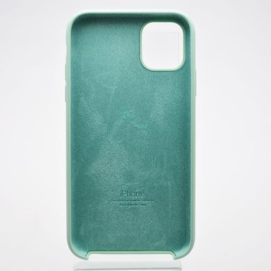 Чохол накладка Silicon Case для iPhone 11 Denim blue/Світло-зелений