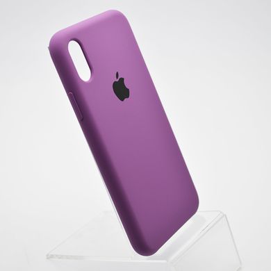 Чохол накладка Silicon Case для iPhone X/iPhone Xs Bright Violet/Фіолетовий