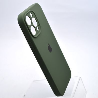 Чехол накладка Silicon Case Full camera для iPhone 13 Pro Max Cyprus Green/Зеленый