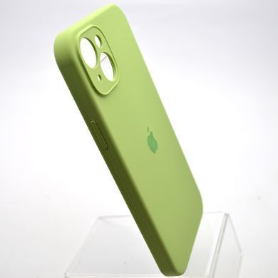 Силіконовий чохол накладка Silicon Case Full Camera для iPhone 15 Plus Mint Green