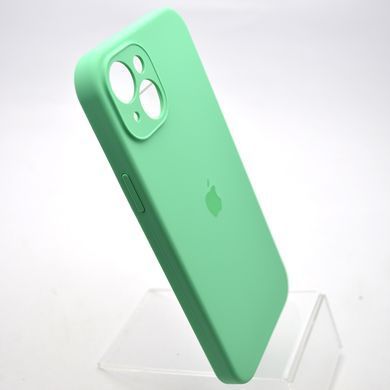 Силиконовый чехол накладка Silicon Case Full Camera для iPhone 15 Rehmannia Green