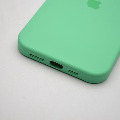 Силиконовый чехол накладка Silicon Case Full Camera для iPhone 15 Rehmannia Green