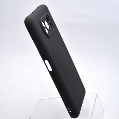 Чехол накладка Silicone case Full Camera Lakshmi для Xiaomi Poco X3/Poco X3 Pro Black/Черный