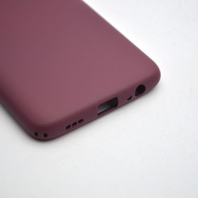 Чехол накладка Silicon Case Full Cover для Xiaomi Redmi Note 9T Marsala