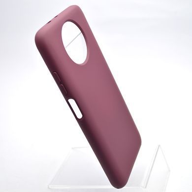 Чехол накладка Silicon Case Full Cover для Xiaomi Redmi Note 9T Marsala