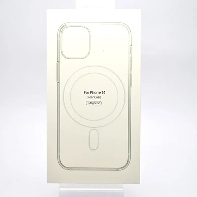 Чохол накладка з MagSafe Clear Case для iPhone 14 Packing Прозорий