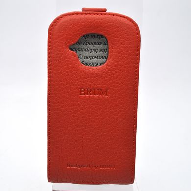Чохол книжка Brum Premium Samsung i8190 Model №77 Червоний