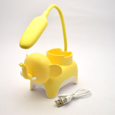 Детская настольная лампа Kids Design Yellow Elephant 802 400mHa (Желтый слон)