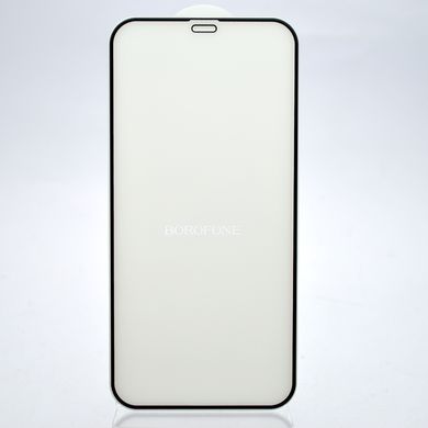 Защитное стекло Borofone для iPhone 12/iPhone 12 Pro Black/Черная рамка, Черный