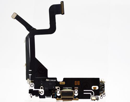Шлейф Apple iPhone 13 Pro з роз'ємом живлення Gold (Золотий) Original