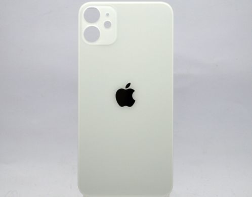 Задня кришка Apple iPhone 11 White HC (з великим отвором під камеру)