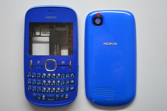 Корпус для телефона Nokia Asha 200 Blue HC