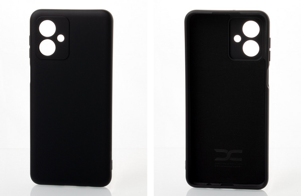 Чехол накладка Silicon Case Full Camera для Moto G54 Black/Черный