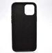 Чехол накладка Silicone Case Full Cover для Apple iPhone 12 Pro Max Черный
