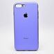 Чохол глянцевий з логотипом Glossy Silicon Case для iPhone 7 Plus/8 Plus Violet
