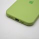 Силіконовий чохол накладка Silicon Case Full Camera для iPhone 15 Plus Mint Green