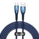 Кабель Baseus Glimmer Series USB to Type-c 100W 2M Blue CADH000503