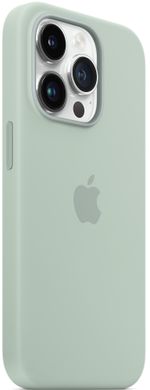 Чехол накладка для iPhone 14 Pro Max (6.7) Silicone Case with MagSafe Succulent