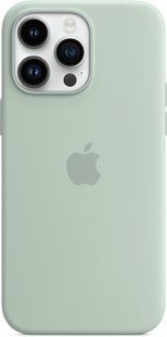 Чехол накладка для iPhone 14 Pro Max (6.7) Silicone Case with MagSafe Succulent