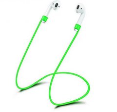 Тримач для навушників (захист від падіння) для Apple Airpods 1/Airpods 2/Airpods 3/Airpods Pro Салатовий