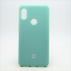 Матовый чехол New Silicon Cover для Xiaomi Redmi Note 6/Note 6 Pro Turquoise Copy